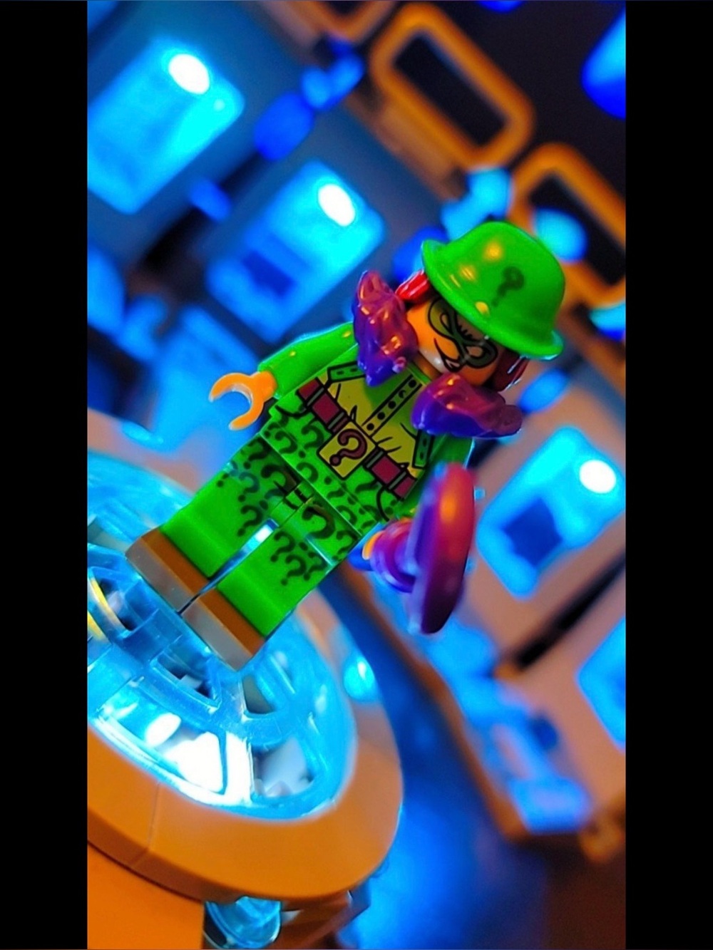 Batman Riddler Minifigure Lego Compatible
